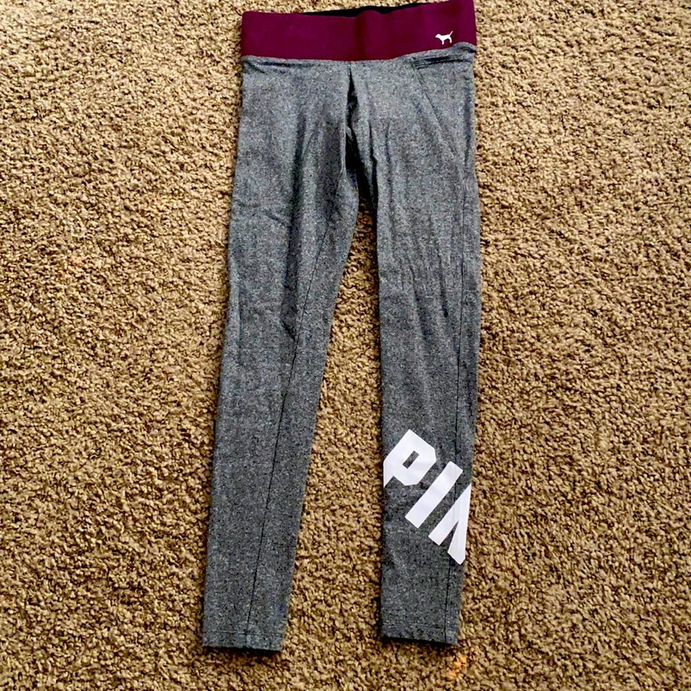 Pink yoga pants